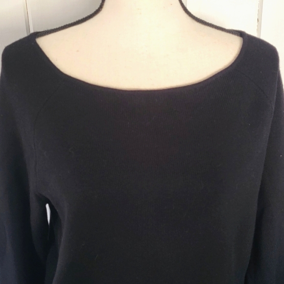 Tory Burch Merino Wool Side Zip Tunic Sweater - Picture 4 of 14